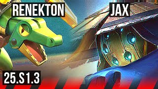 RENEKTON vs JAX (TOP) | KR Master | 25.S1.3