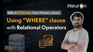 Using WHERE clause with Relational Operators | SQL Tutorial