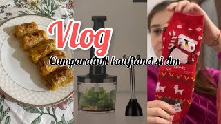 Vlog | Cumparaturi Kaufland si Dm | sarmalute si sosete Craciunistice 🎀