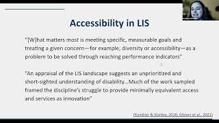 Disability in Academic Libraries: Moving from Accessibility to Inclusion