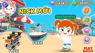 Meo Chơi Lại Từ Đầu Nhận Ngay 600KC Và Đồ Xịn Free Bằng Cách Này | Play Together