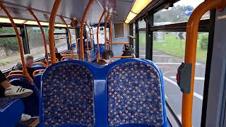 *FULL THRASH* Stagecoach Hampshire Alexander Dennis Enviro 400 MX08UCL 19340 | Service 65