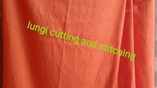 Lungi cutting and stitching / very easy trick #Fashionkiduniya