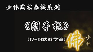 少林武术拳械系列：阴手棍（17—19式）教学篇