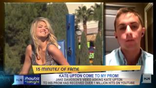 Did Kate Upton turn down Jake Davidson's prom request?