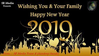 new year greeting cards 2019 and Wishing you Happy New Year from SR Media