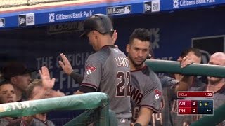 ARI@PHI: Descalso plates Lamb with a groundout