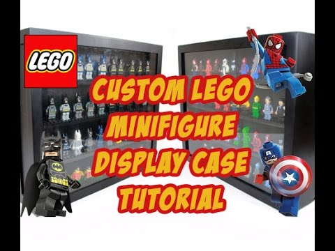 Custom Lego Minifigure Display Case Tutorial Custom Lego Minifigure Display Case Tutorial