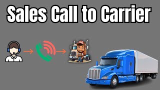 Live Call between Sales agent and Carrier