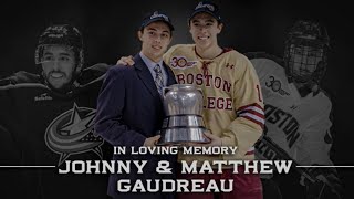 Memorial service begins for Johnny Gaudreau and his brother Matthew