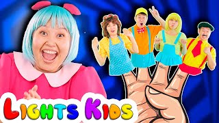 The Boo Boo Finger Family + MORE Lights Kids Song