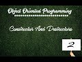 Constructor and Destructor in OOP # 2
