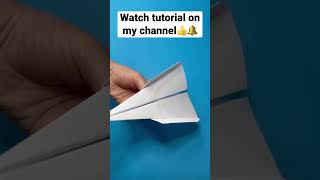 Origami Airplane | Paper airplane #shorts