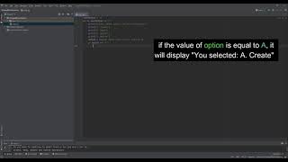 Python Tutorial : Create a simple menu