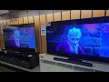 samsung qn85c vs qn90c in store. 8k