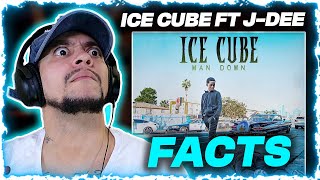 I LOOK LIKE A DAMN FISH ON THIS THUMBNAIL!!! Ice Cube ft J-Dee - Facts (LIVE REACTION)