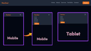 Responsive Header Using React + Vite + Tailwind CSS | Navbar
