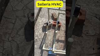 AHU Chilled water pipe connection HVAC System #hvac #ahu