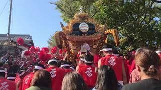 H30 荒川神社 岡田 御旅所へ坂道登る