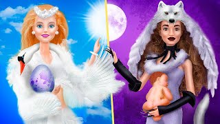 11 DIY Baby Doll Hacks and Crafts / Miniature Wolf and Swan Babies and More!