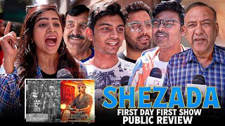 Shehzada Movie | FIRST DAY FIRST SHOW | Public Honest Review | Kartik Aaryan, Kriti Sanon