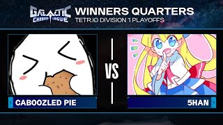 Caboozled_Pie vs 5han - D1 Winners Quarters - GCL S1 TETR.IO