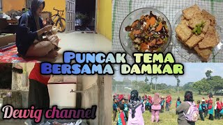 Mengikuti acara puncak tema bersama damkar || lanjut ngurusin cucian #dailyvlogirt  @Dewig channel