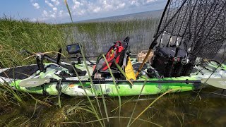 A walk through the Das King Kratos pedal drive fishing kayak.