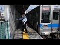 東武野田線藤の牛島駅での車掌動作２