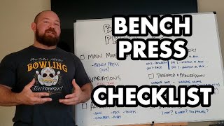 What's REALLY Important for Building a Big Bench  - Bench Press Checklist: Exercises & Programming