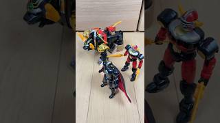 【星獣戦隊ギンガマン】黒騎士ヒュウガとブルタウラスで遊んでみた#toys #スーパー戦隊 #powerrangers #megazord #rasuba