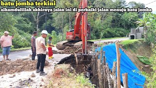 batu jomba terkini!alhamdulillah akhirnya jalan ini di perbaiki jalan menuju batu jomba