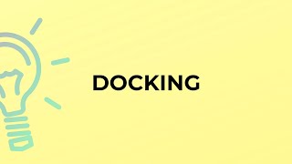 What is the meaning of the word DOCKING?