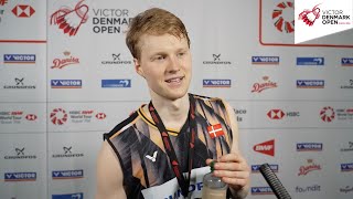 A special win for Anders Antonsen at #DenmarkOpen2024