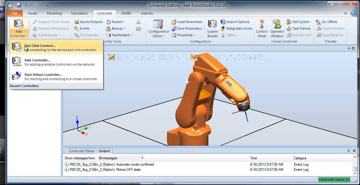 1 Starting Robotstudio Youtube