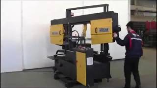 BMSY 360CGH Dual column mitering semi automatic band saw