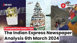 Indian Express Editorial Analysis - 06 March 2024 | Indian Express For UPSC | Current Affairs 2024