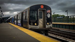 MTA NYCT: R179 (A) wrapped train at 80th St.