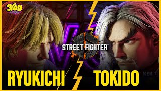 SF6 ▰ RYUKICHI (#3 Ranked Ken) vs Tokido (#1 Ranked Ken) ▰ SF6 | High Level Gameplay