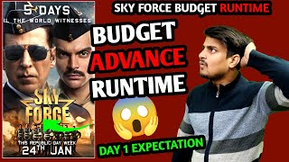 Sky Force Advance Booking Update | Sky Force Official Budget Reveal | Sky Force Runtime Reveal