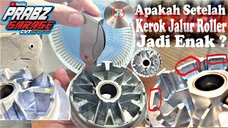 Bagaimana Ilustrasi Mekanisme Kerja Dari Pulley Yang Dikerok Jalur Rumah Rollernya❓ #prabzgarage