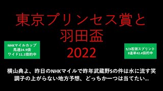 【競馬予想】2022 5/11東京プリンセス賞と5/12羽田盃【地方競馬】