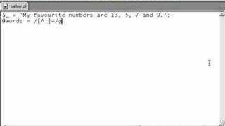Perl Tutorials -Part 59- Using quantifiers: 1