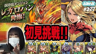 新降臨『レガロバン降臨』を初見で挑む！！最強のキャプテン翼編成でクリアなるか！？【ふみパズ#277】