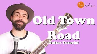 Old Town Road - Lil' Nas X - Super Easy Beginner Guitar Tutorial