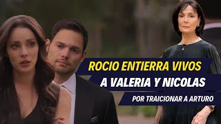 Rocio entierra vivos a Valeria y Nicolás en La señora García