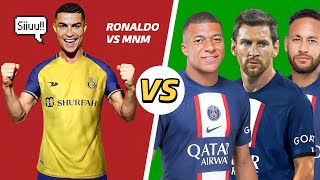Ronaldo VS MNM PSG (ALL TIME) Ronaldo VS Messi, Neymar, Mbappe