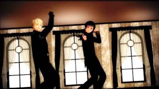 【APH-MMD】KISS ME AISHITERU(Gilbert + kiku)