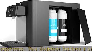 Avalon A9 Electric Touch Countertop Bottleless Cooler Water Dispenser-3 Temperatures (Black), 21 x