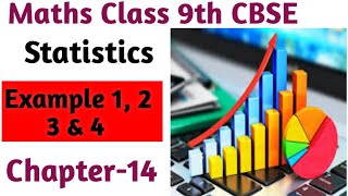 Example 1,2,3,&4 | Statistics Class 9 | Class 9 Maths | Chapter-14 Statistics |Class 9| NCERT